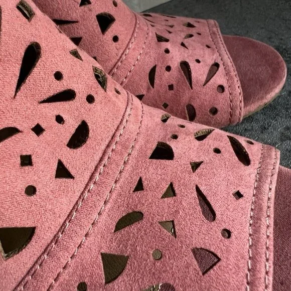 American Eagle Pink Hills Shoes Size 7 Pumps Heels - Picture 7 of 16